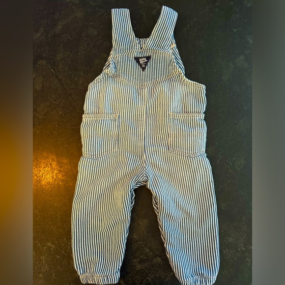 Osh Kosh Pinstripe Overalls - Picture 2 of 2